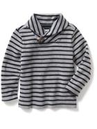Old Navy French Rib Toggle Sweater - Heather Grey