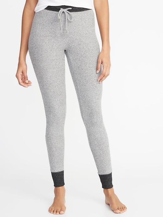 Old Navy Womens Plush-knit Lounge Leggings For Women Light Heather Gray Size Xs