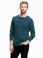 Old Navy Crew Neck Sweater For Men - Teal