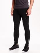 Old Navy Mens Compression Tights Size L Tall - Black
