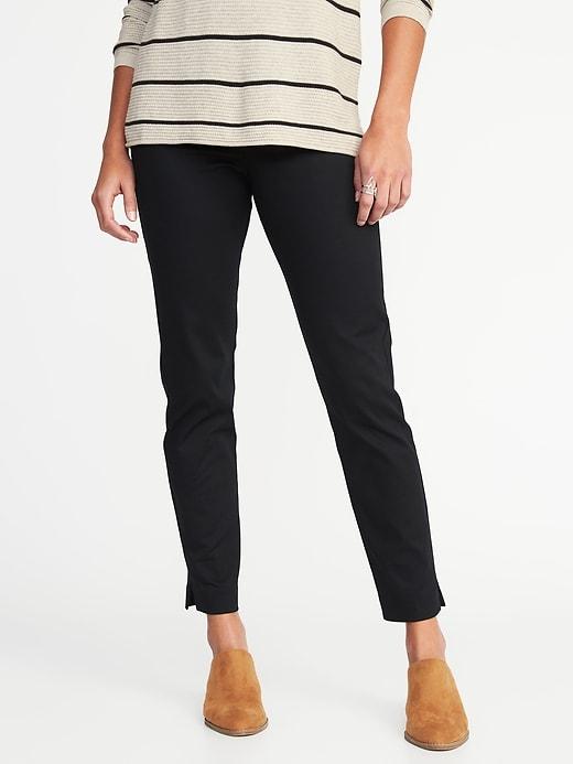 Old Navy Womens High-rise Super Skinny Ankle Pants For Women Black Size 14
