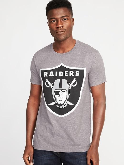 Old Navy Mens Nfl Team-logo Tee For Men Raiders Size S