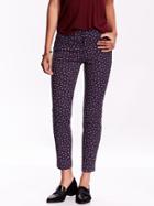 Old Navy The Pixie Mid Rise Ankle Pants Size 0 Regular - Viney Floral