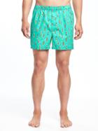 Old Navy Printed Boxer Shorts For Men - Blue Surfers
