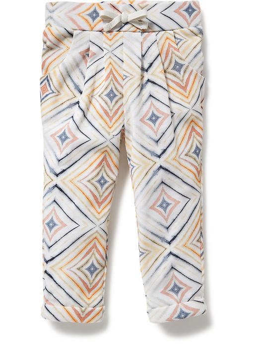 Old Navy Patterned Knit Pants - Warm Multi