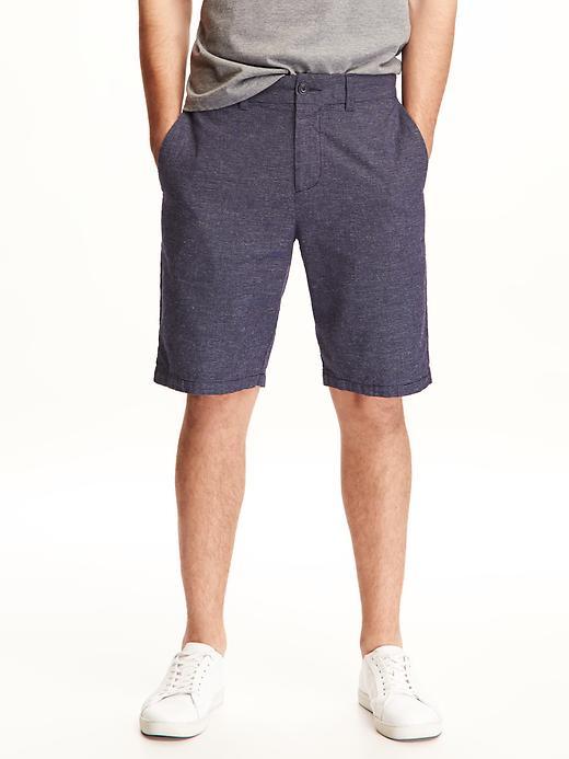 Old Navy Linen Blend Shorts For Men 10 - Over The Moon