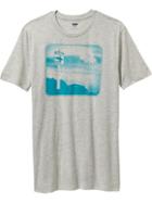 Old Navy Mens Surf Graphic Tees Size Xxl Big - Heather Oatmeal
