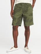 Old Navy Mens Broken-in Khaki Shorts For Men (10) Camo Size 40w