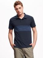 Old Navy Jersey Polo For Men - Darkest Hour