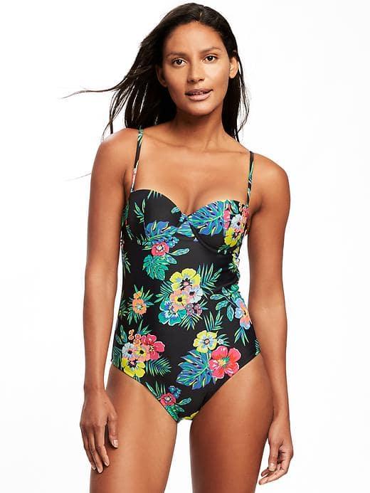 Old Navy Balconette Swimsuit For Women - Multi Floral