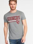 Old Navy Mens College Team Graphic Tee For Men University Of Oklahoma Size M