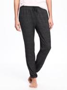 Old Navy Cozy Fleece Pant For Women - Medium Charcoal Gray
