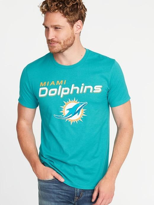 Old Navy Mens Nfl Team Graphic Tee For Men Dolphins Size Xxl