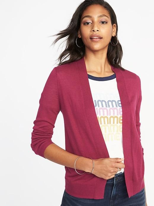 Old Navy Womens Open-front Sweater For Women Berry Pink Size Xl