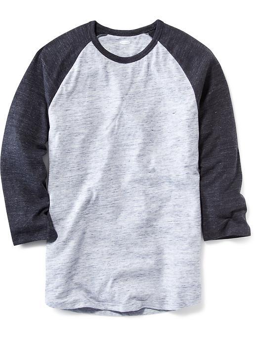 Old Navy Baseball Tee For Men - Heather Light Blue