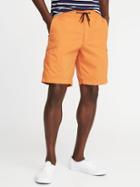 Old Navy Mens Dry-quick Built-in Flex Cargo Shorts For Men (9) Opulent Orange Size M