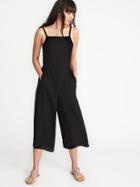 Old Navy Womens Sleeveless Cami Jumpsuit For Women Black Size L
