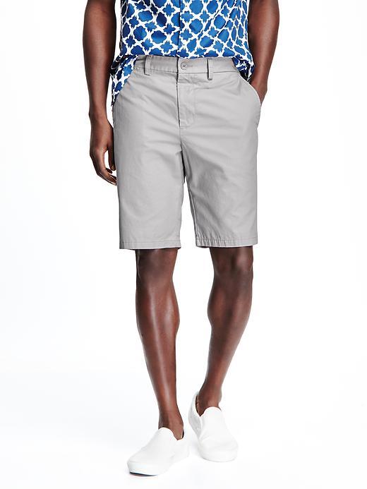 Old Navy Slim Chino Shorts For Men - Grayscale