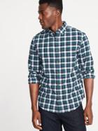 Old Navy Mens Regular-fit Built-in Flex Everyday Oxford Shirt For Men Field Day Size M