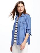 Old Navy Classic Utility Shirt Jacket For Women - Stevie