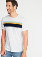 Old Navy Mens Soft-washed Perfect-fit Crew-neck Tee For Men Squash Size Xs