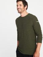 Old Navy Mens Go-dry Built-in Flex Ultra-light Performance Tee For Men Olive Size Xxxl