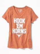 Old Navy Ncaa V Neck Tee For Women - University Of Texas
