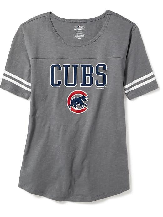 Old Navy Mlb Varsity Style Tee For Women - Chicago Cubs