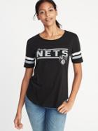 Old Navy Womens Nba Team Tee For Women Nets Size Xs