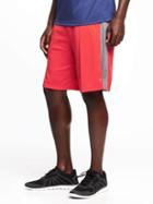 Old Navy Go Dry Training Shorts For Men 10 - Red Print