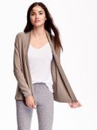 Old Navy Womens Open Front Rib Knit Cardigan Size L - Mushroom
