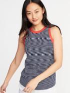 Slim-fit High-neck Tank For Women