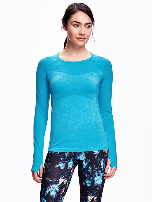 Old Navy Performance Seamless Long Sleeve Tee - Bondi Beach