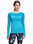 Old Navy Performance Seamless Long Sleeve Tee - Bondi Beach