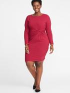 Old Navy Womens Plus-size Twist-front Bodycon Dress Ember Red Size 2x