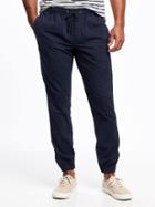 Old Navy Twill Joggers For Men - Navy Blue