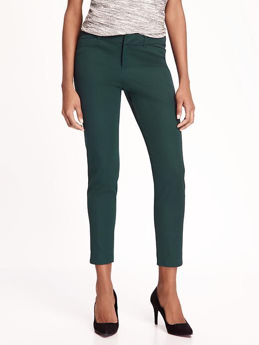 Old Navy Pixie Mid Rise Ankle Pants For Women - Winter Spruce