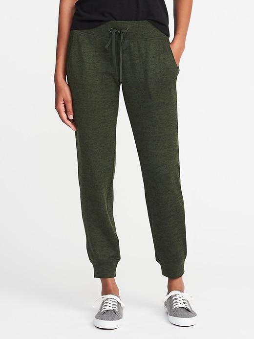 Old Navy Womens Mid-rise Sweater-knit Joggers For Women I Saw The Pine Size Xs