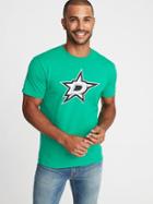 Old Navy Mens Nhl Team Graphic Tee For Men Dallas Stars Size M