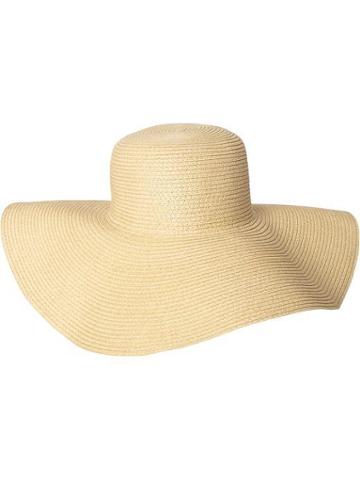 Old Navy Old Navy Womens Floppy Straw Sun Hats - Natural