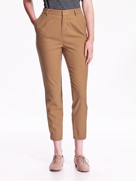 Old Navy Womens High Rise Twill Pants Size 0 Regular - Camel