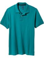 Old Navy Mens New Short Sleeve Pique Polos - Full Tealt