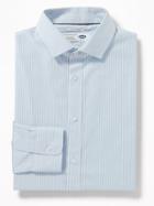 Old Navy Mens Slim-fit Built-in Flex Signature Non-iron Shirt For Men Cooler Than Blue Size Xxl