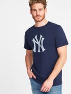 Old Navy Mens Mlb Team Graphic Tee For Men N.y. Yankees Size L