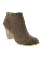 Old Navy Sueded Ankle Boot Size 10 - Olive
