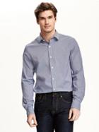 Old Navy Non Iron Regular Fit Signature Shirt For Men - Blue It Off