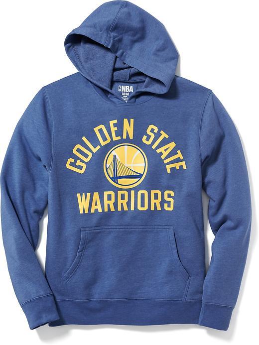 Old Navy Nba Team Fleece Lined Hoodie For Men - Warriors