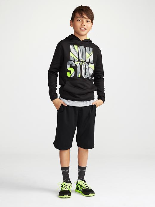 Old Navy Performance Graphic Pullover Hoodie - Black
