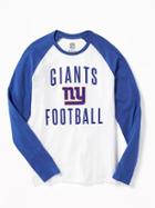 Old Navy Nfl Team Raglan Sleeve Tee For Men - Giants
