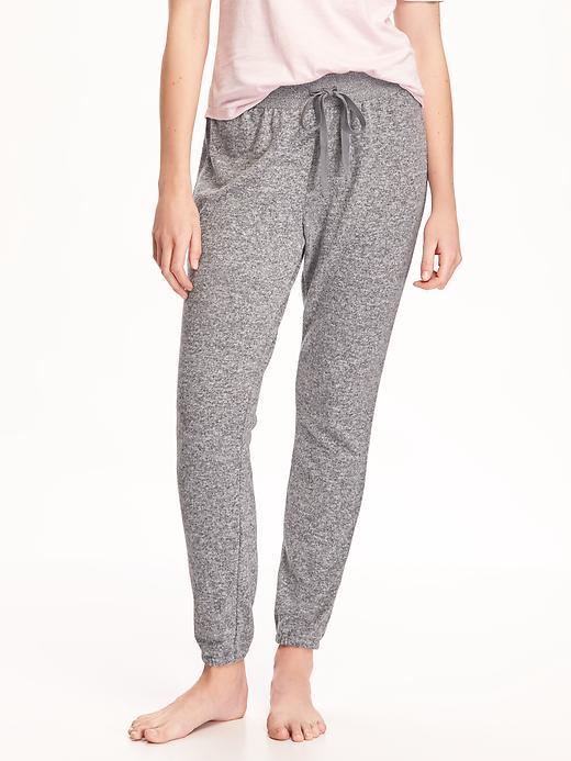 Old Navy Cozy Fleece Pant For Women - Light Gray